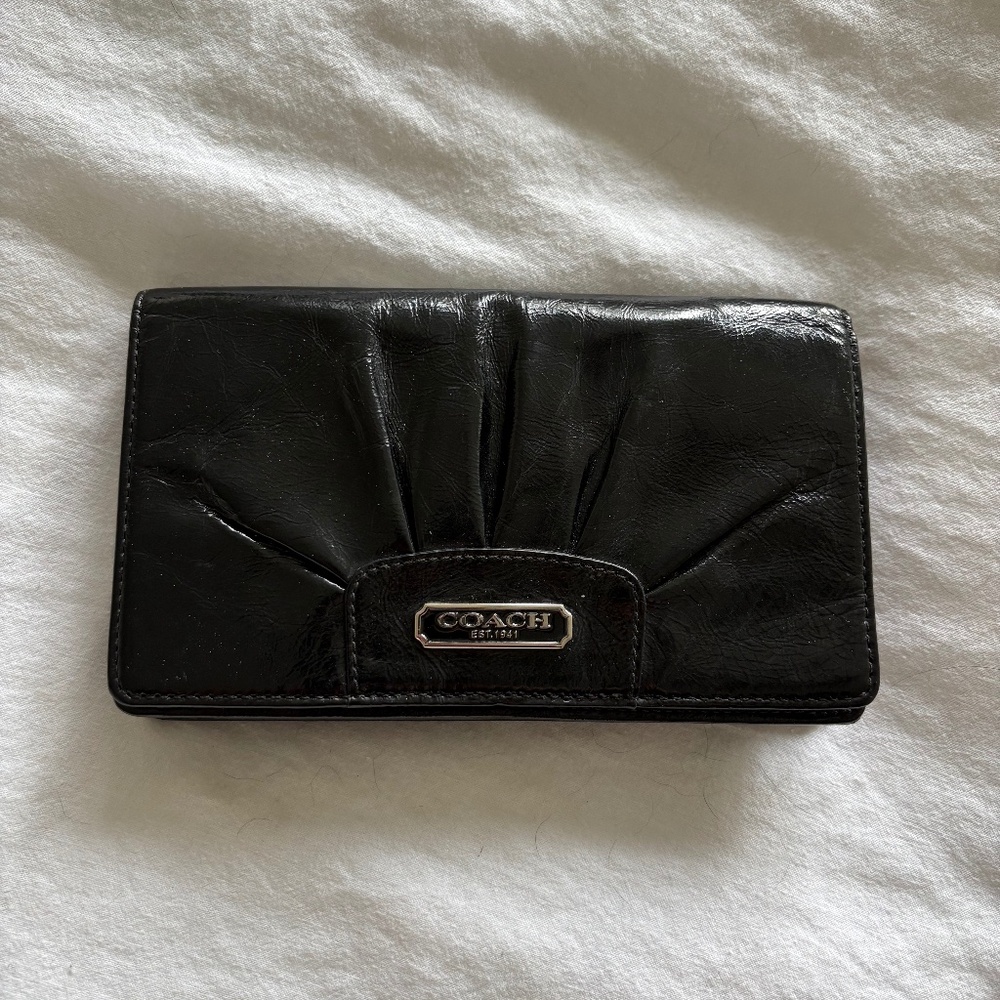 Coach Patent Leather Clutch